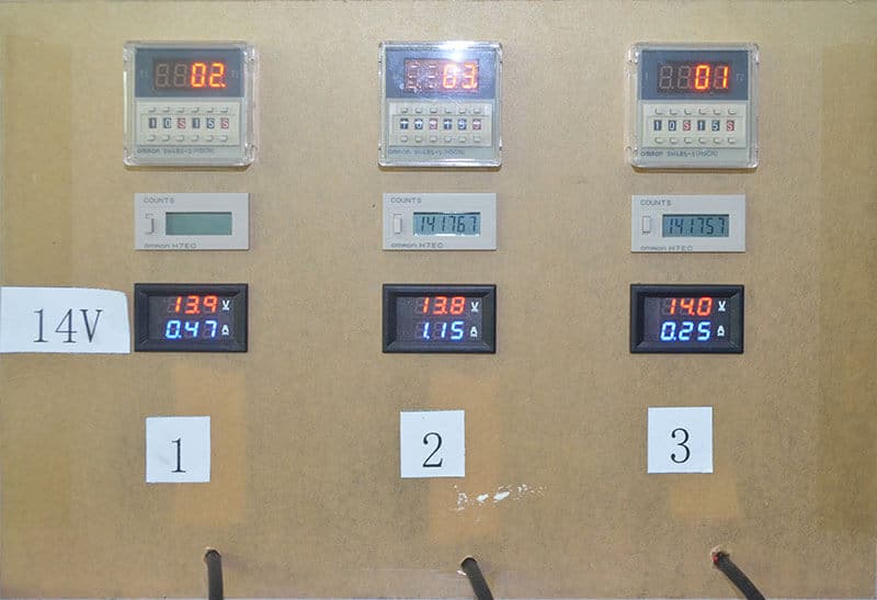 Laser Machine Pumps on off test