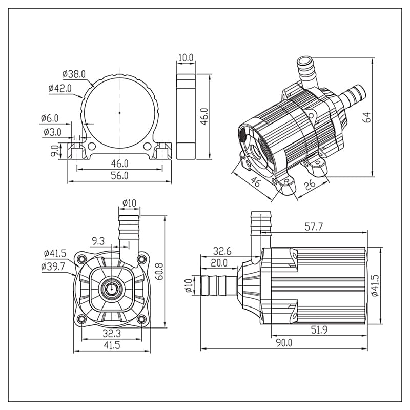 DC40D-Dimensions