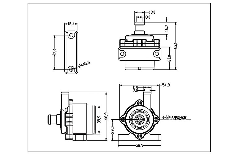 DC40M Dimensions