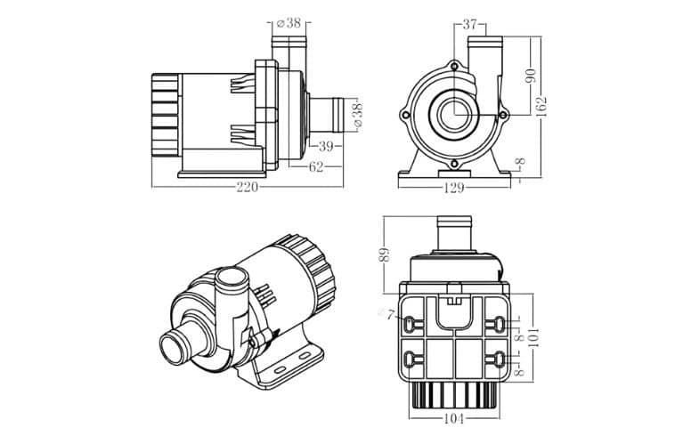 DC85D-dimensions