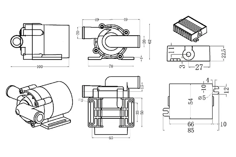 dc55a dimensions