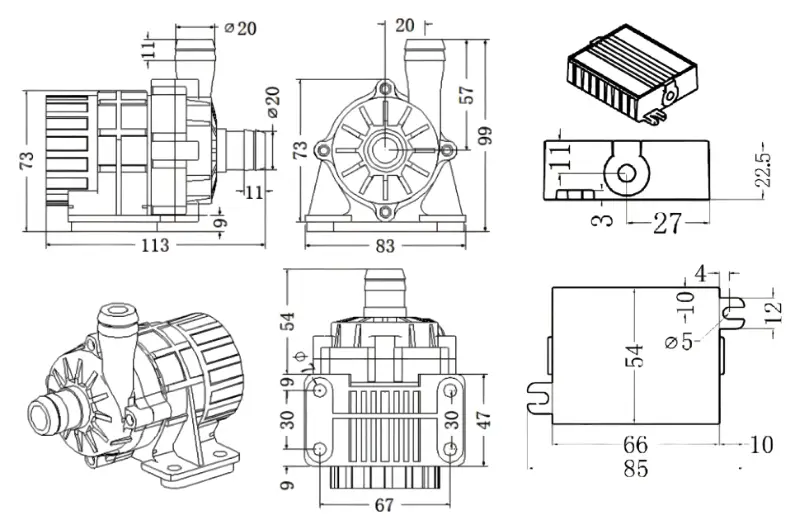 dc56b dimensions