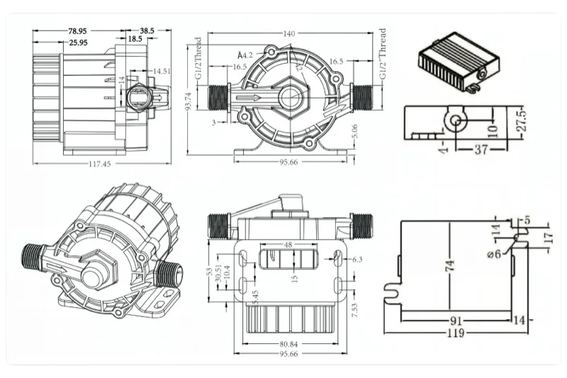 dc65c dimensions
