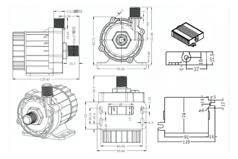 dc65e dimensions